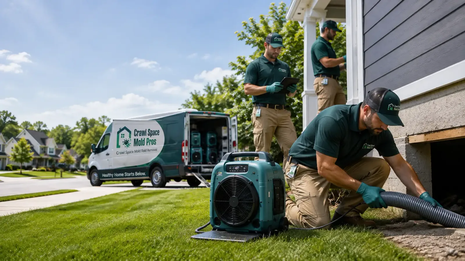 Crawl Space Mold Removal in Spray, OR